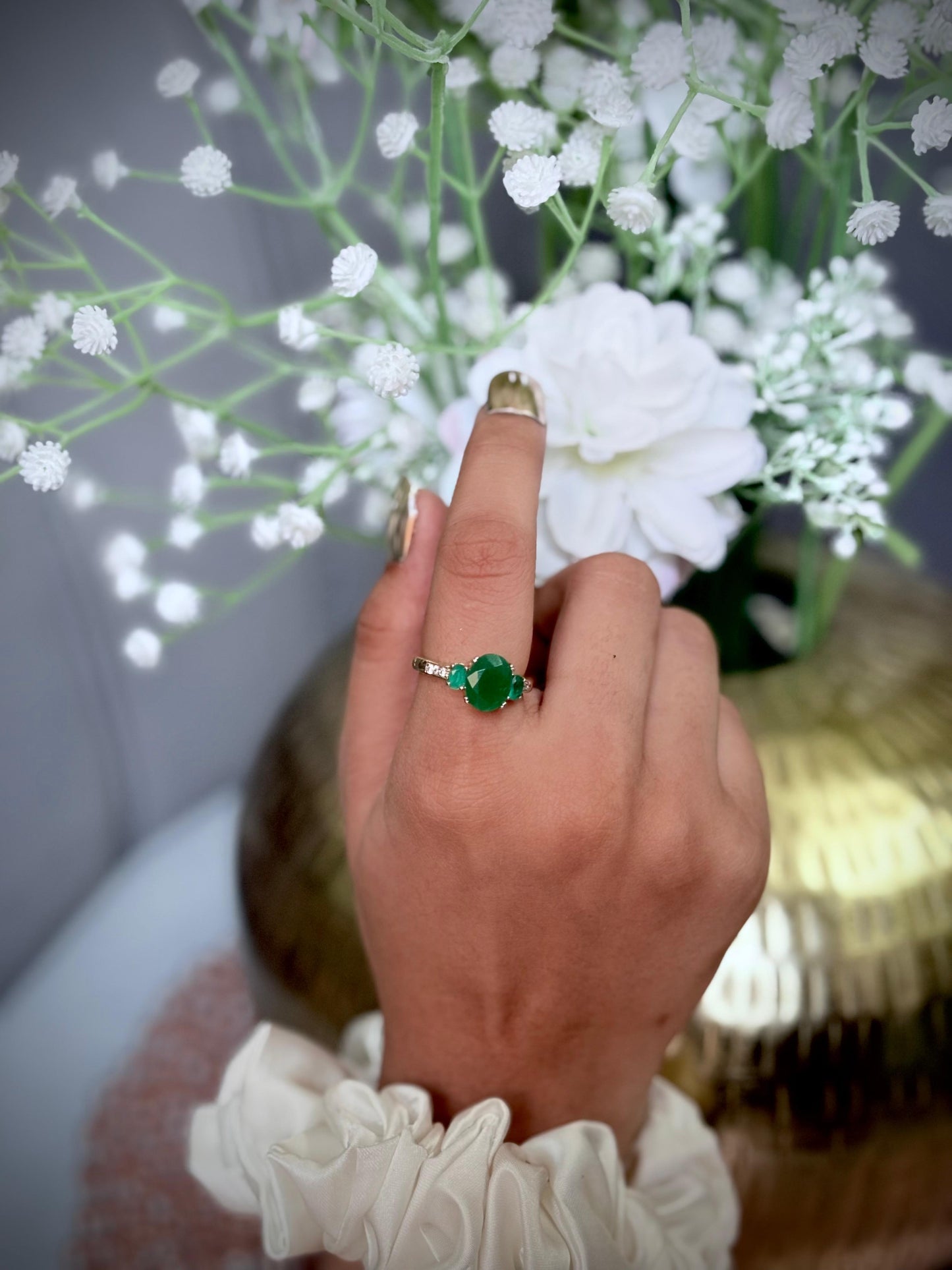 The Emerald Trilogy Ring π