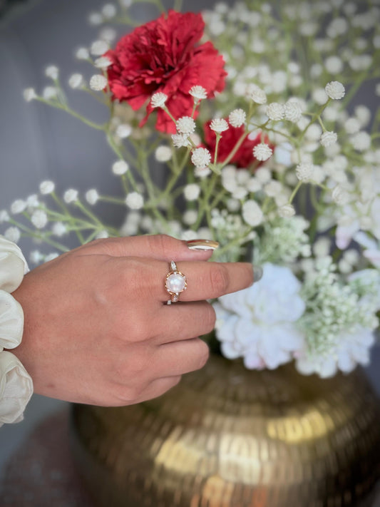 The Sunburst Pearl Ring ☀️
