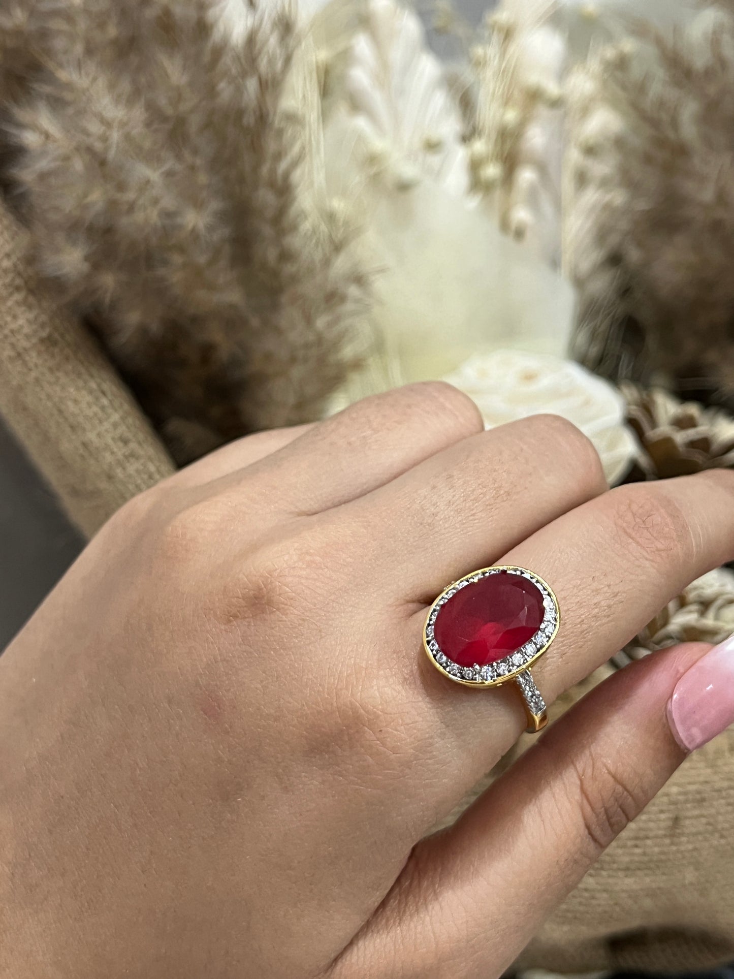 Scarlet Royalty Ring ✨