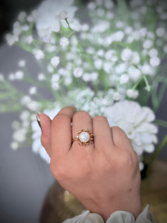 The Pearl Sunburst Ring ☀️